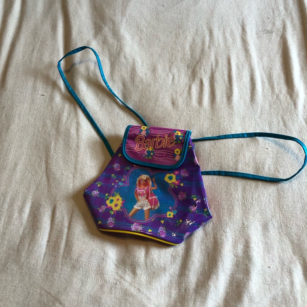 Vintage 90s mini Barbie backpack